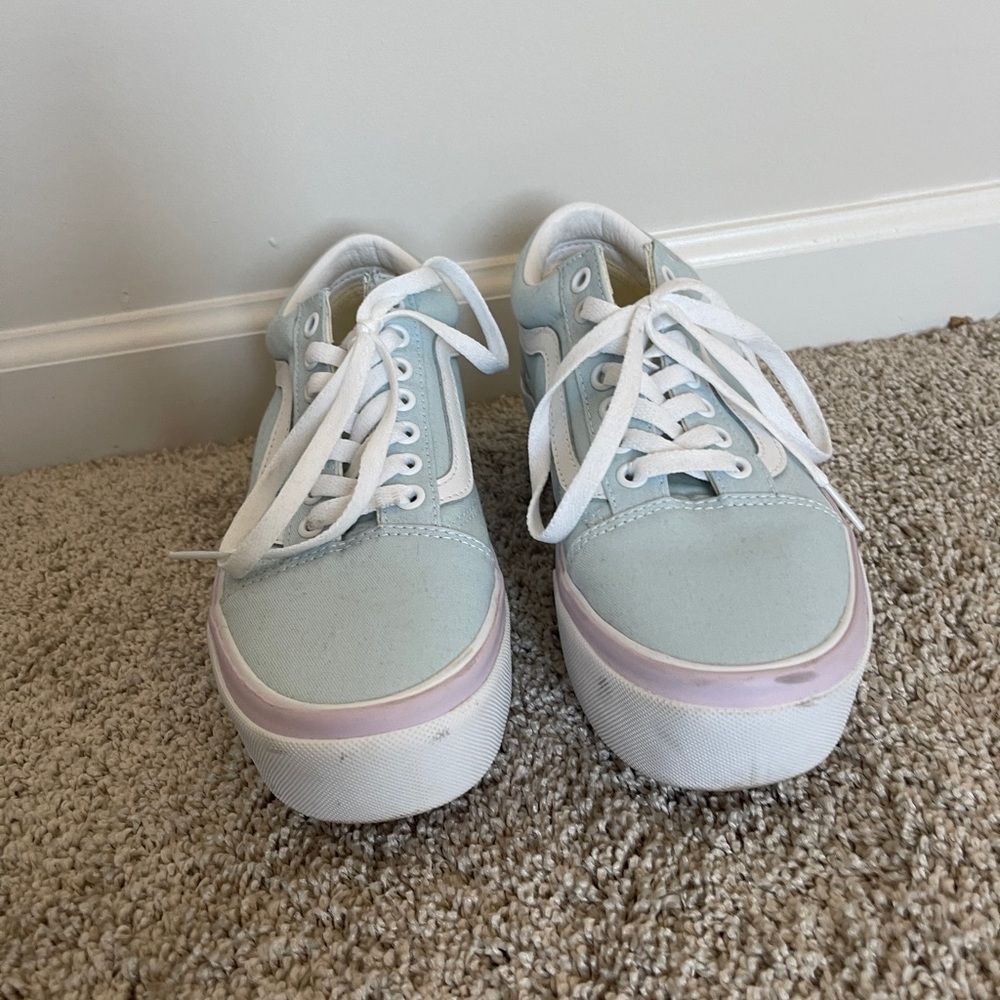 Vans FU Old Skool Stacked Platform Women's Pastel Sneakers Size 8 - Picture 6 of 9